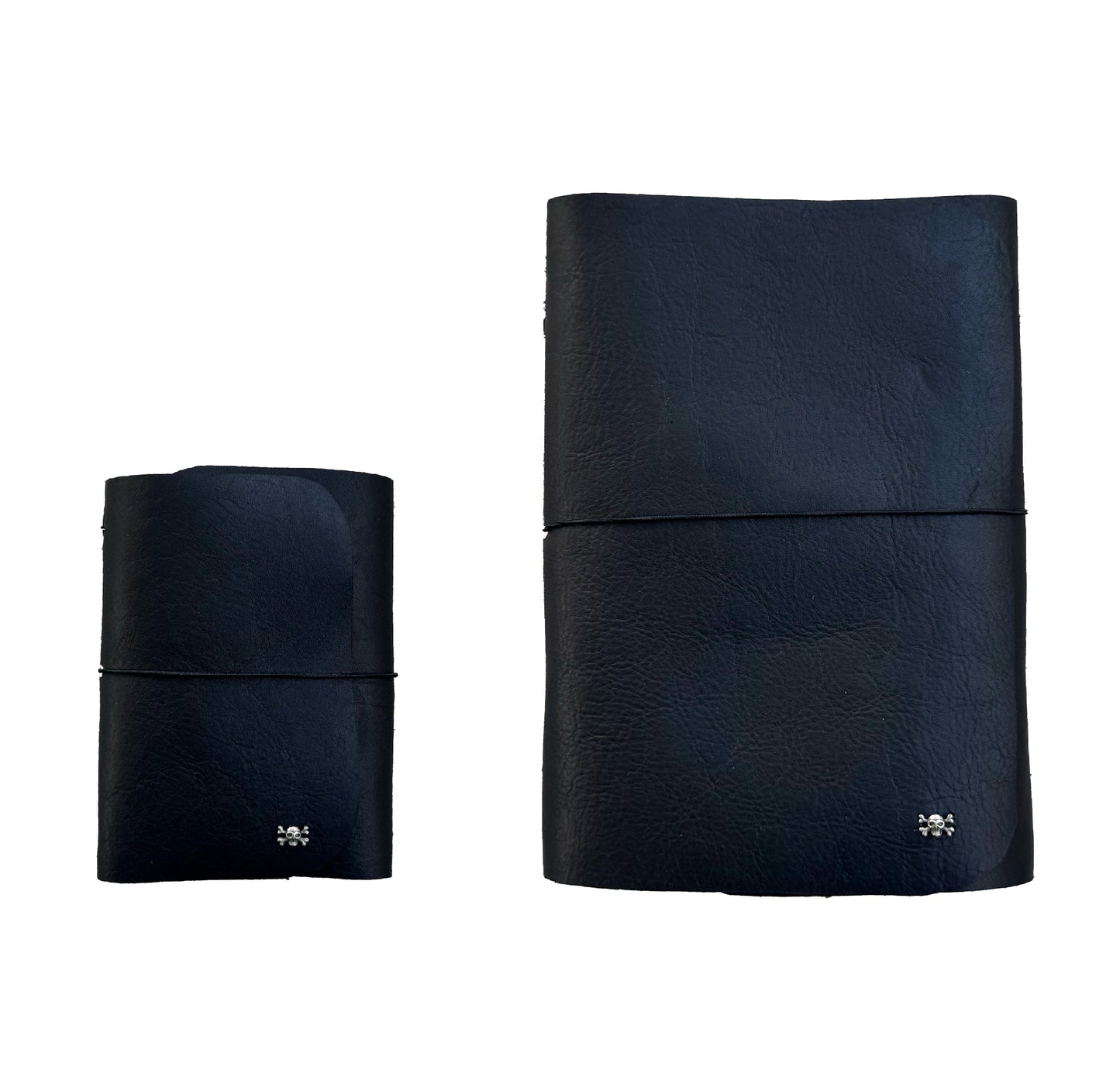 Black leather journal