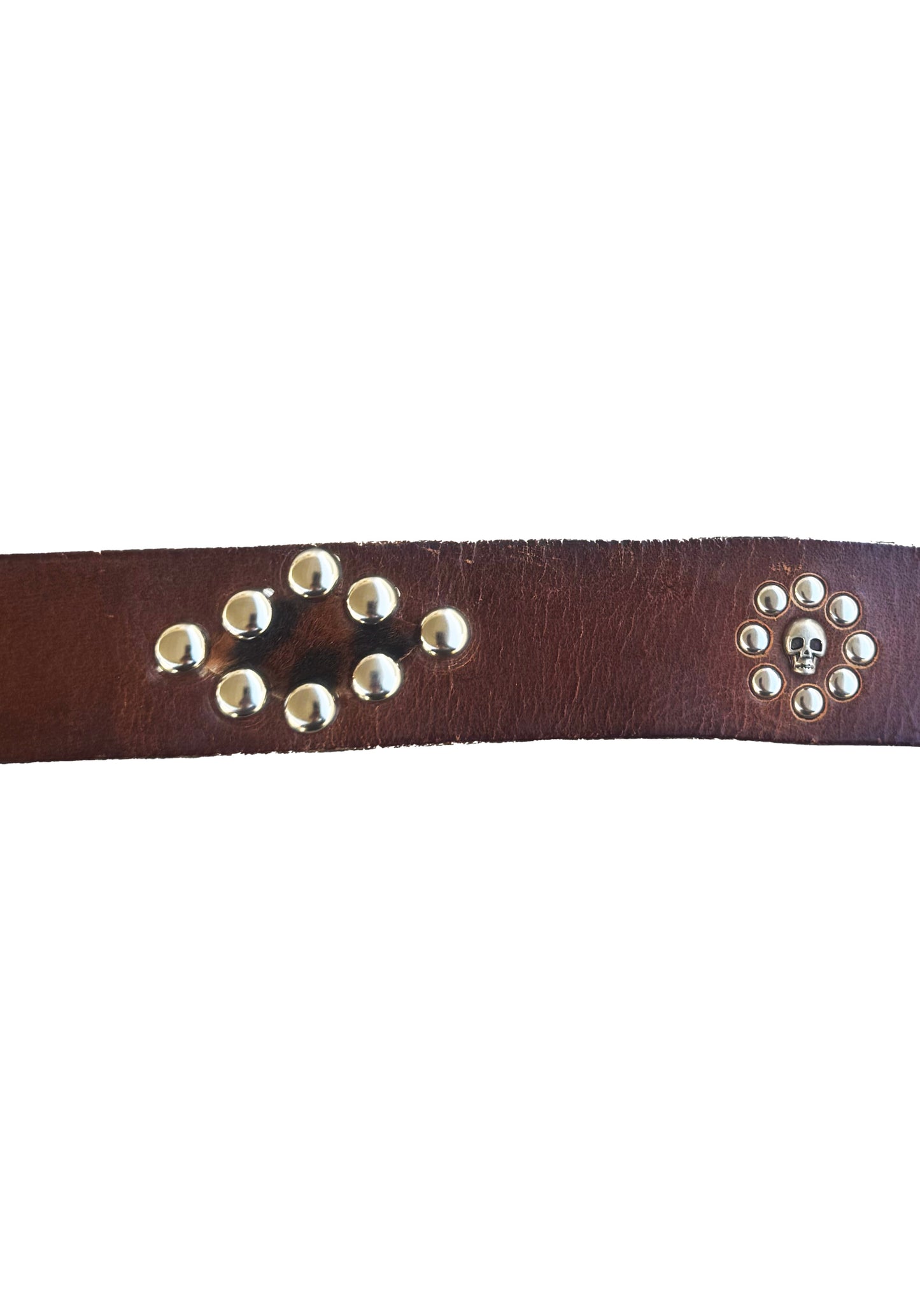 Cheetah studded belt
