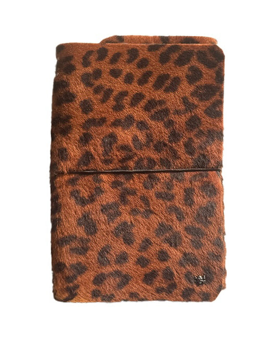 Leopard print journal