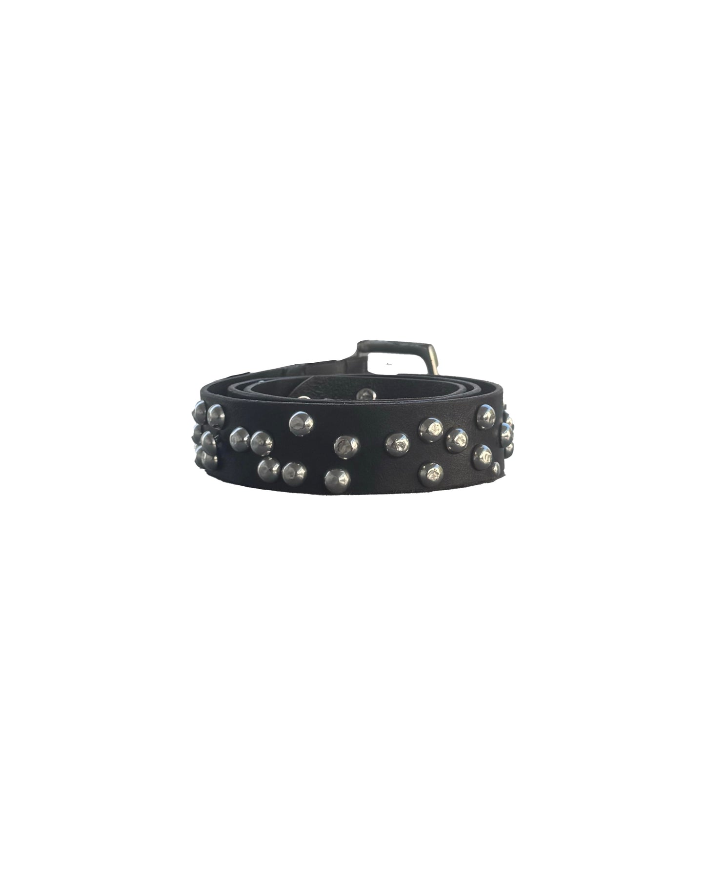 Silver studded belt