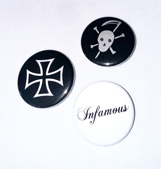 Infamous pins