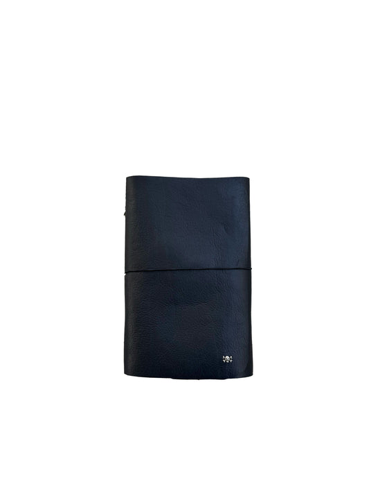 Black leather journal