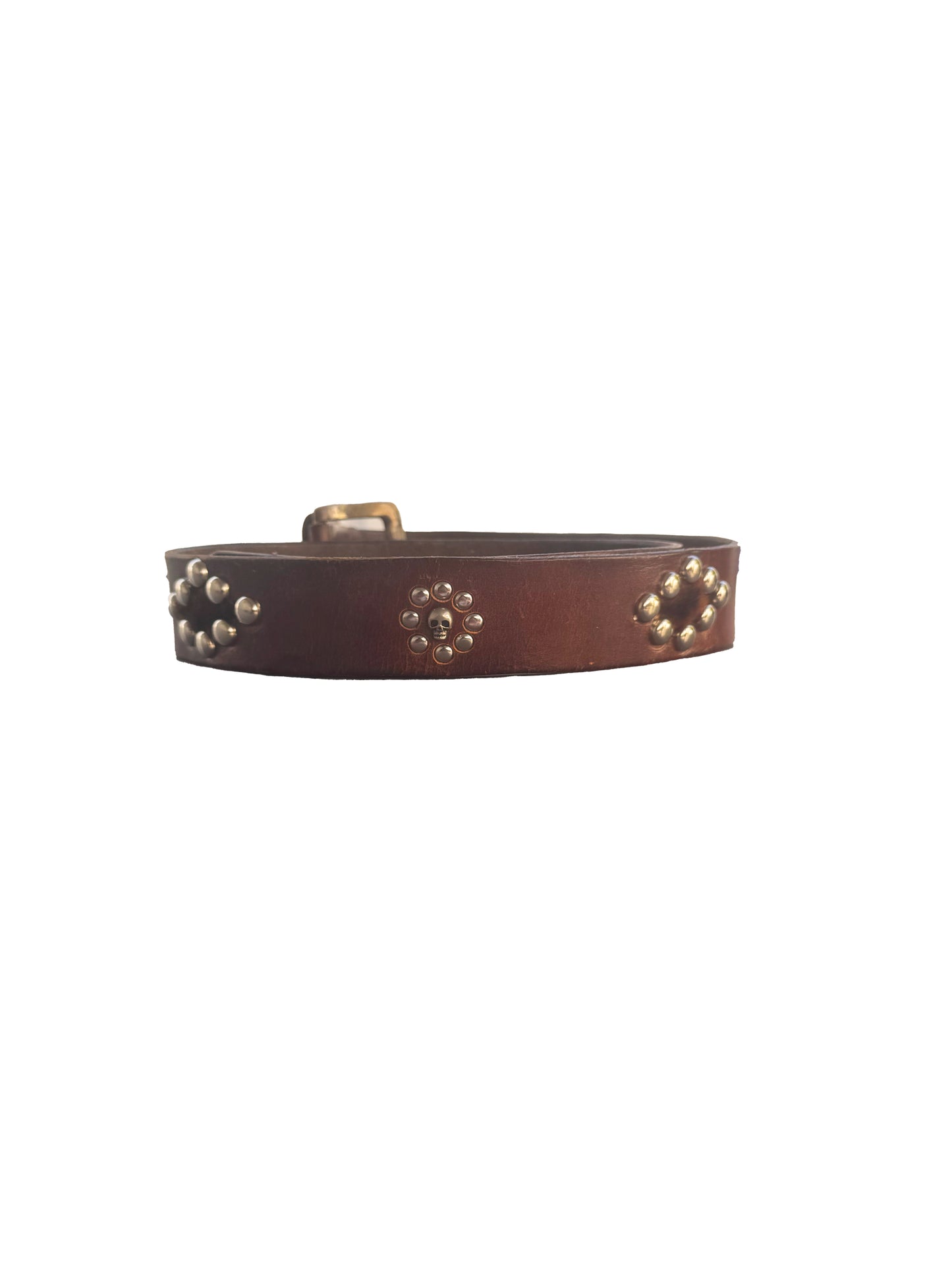 Cheetah studded belt